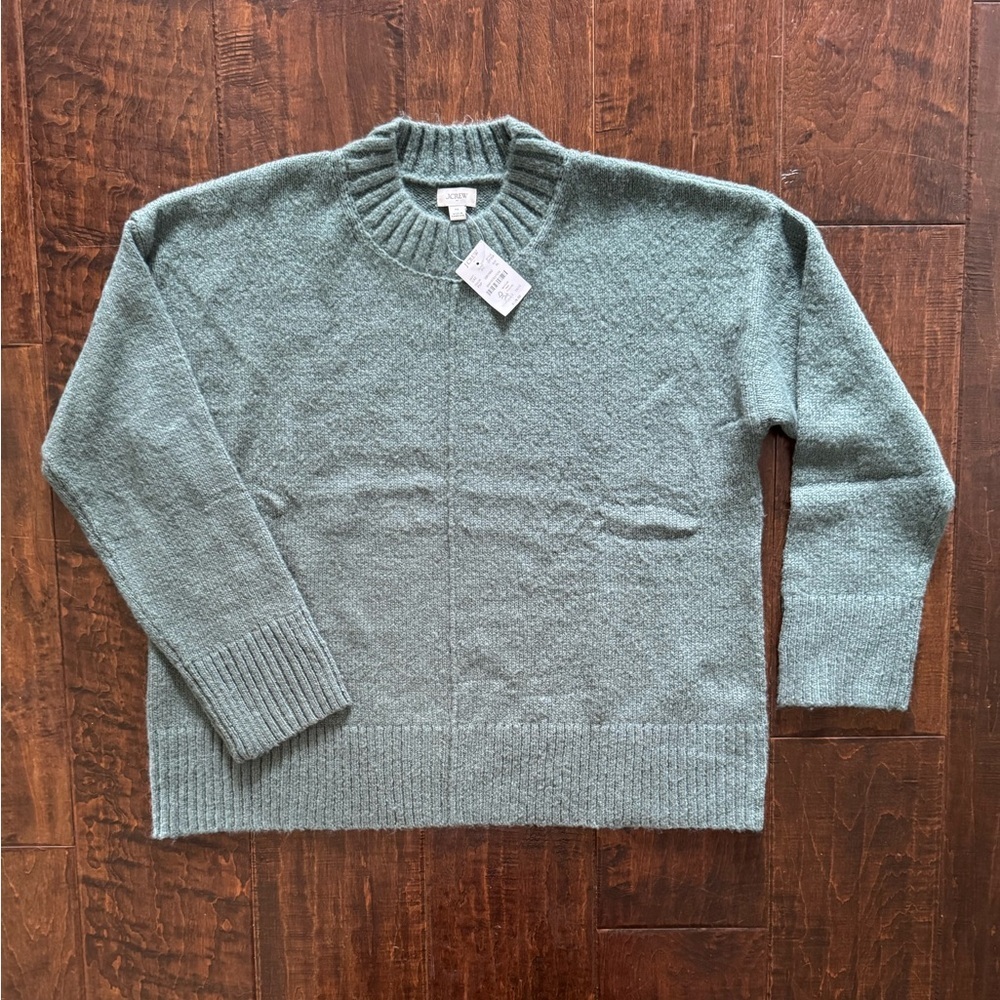 NWT J. Crew Factory Mockneck Boyfriend Sweater Size XL